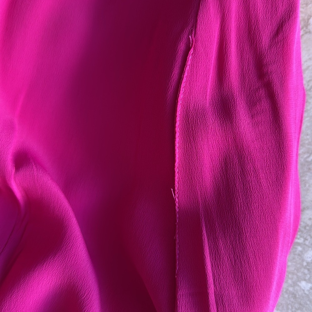 VERSACE Mini Fuchsia Pink Dress with Gold Hardware SIZE 38 - Picture 12 of 15